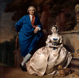 Portrait de George Michael Moser et de son épouse, Mary Guynier, vers 1742